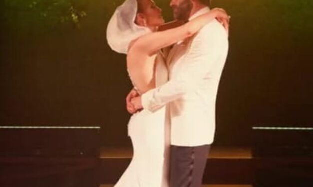 Jennifer Lopez shares photos from her wedding.