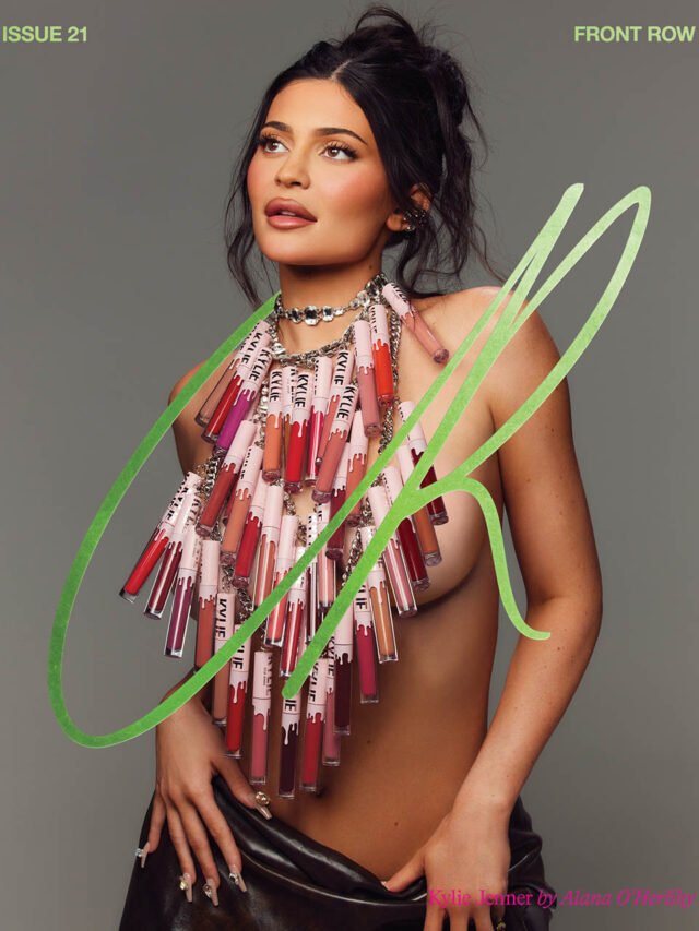 Photos of Kylie Jenner’s CR Book Cover.