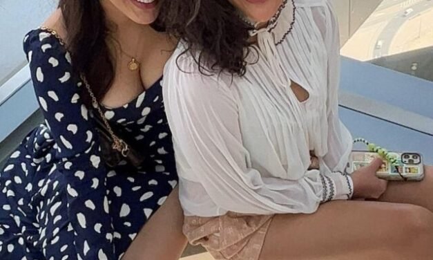 Neha Sharma was seen having fun with sister Ayesha.