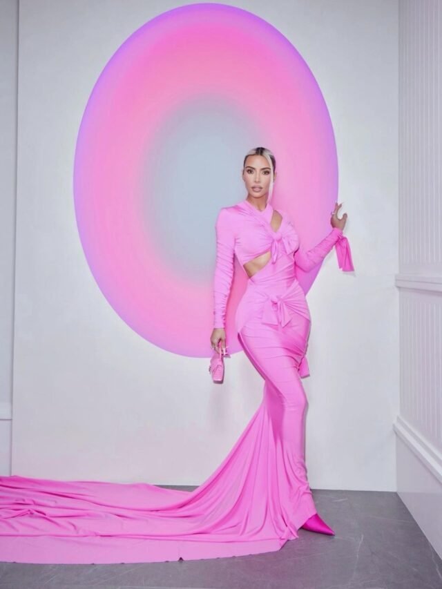 Kim kardashian rocked the baby 2 baby gala.