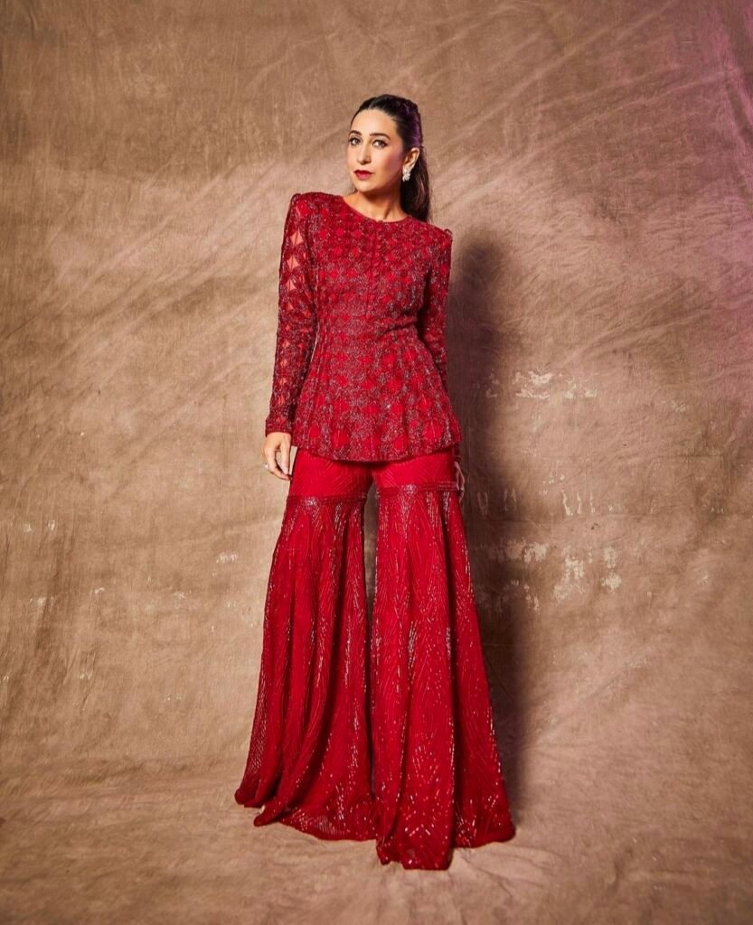 Garara and peplum style kurta set