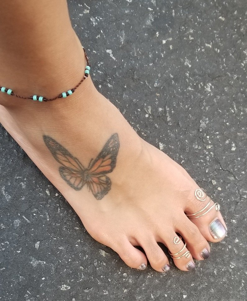 spirle design toe ring