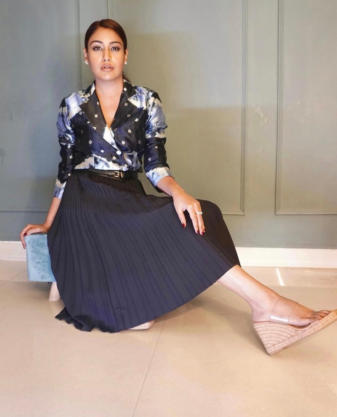 Surabhi Chandana in skirt and top