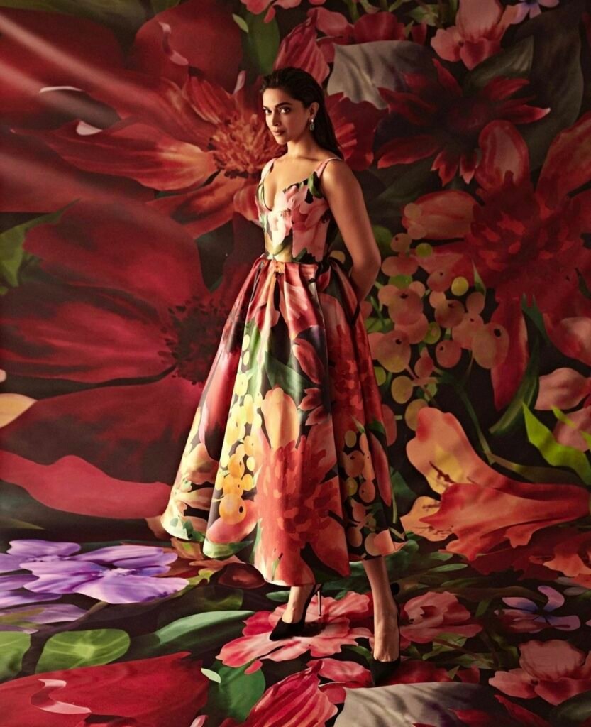 Deepika Padukone in floral dress