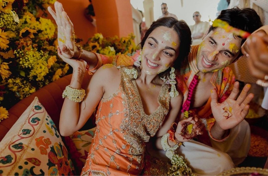 Kiara Advani haldi function dress