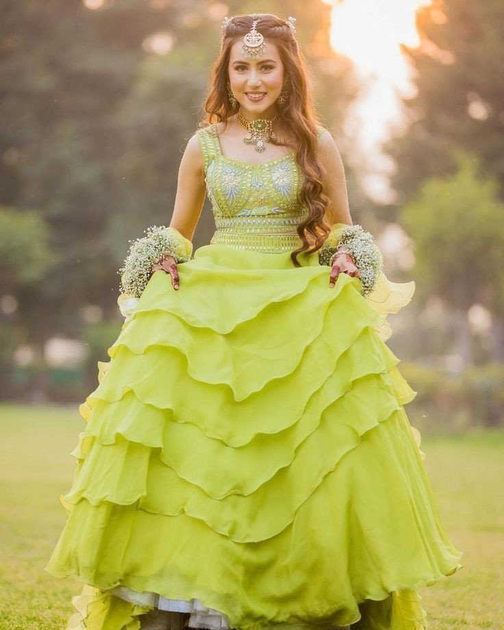 Neon colour dress