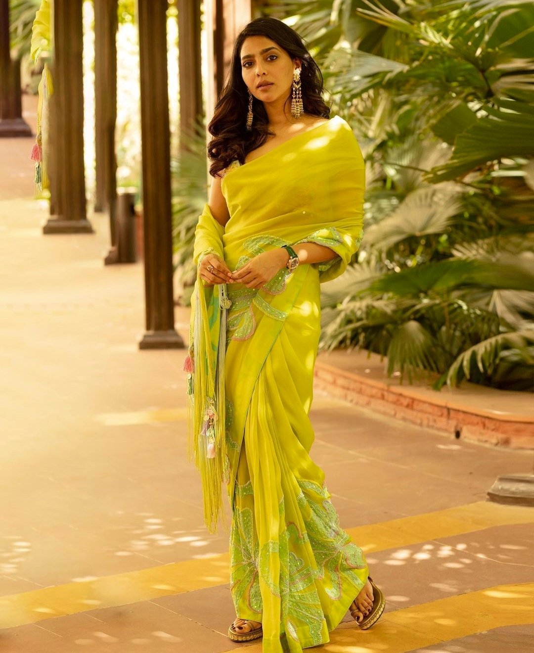 Neon colour dress