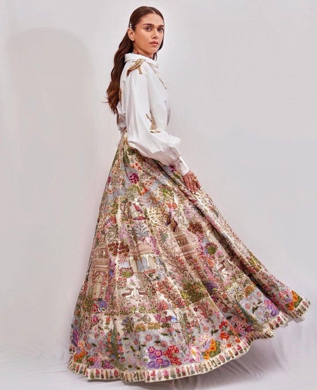 Fusion colour dress