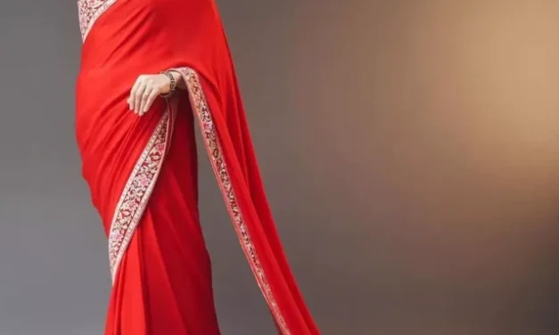 साड़ी में दिखाना है गॉर्जियस तो, देखें रेड साड़ियों के ये नए आकर्षक डिजाइंस